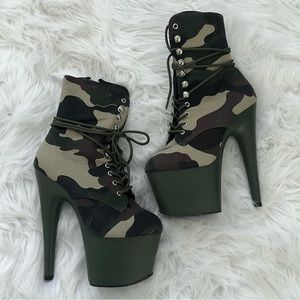 Pleaser camouflage Heels ADORE-1020CAMO